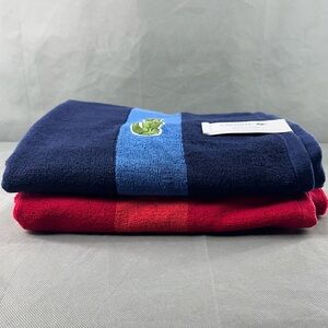 NWT Lacoste Bath Towel 100% cotton